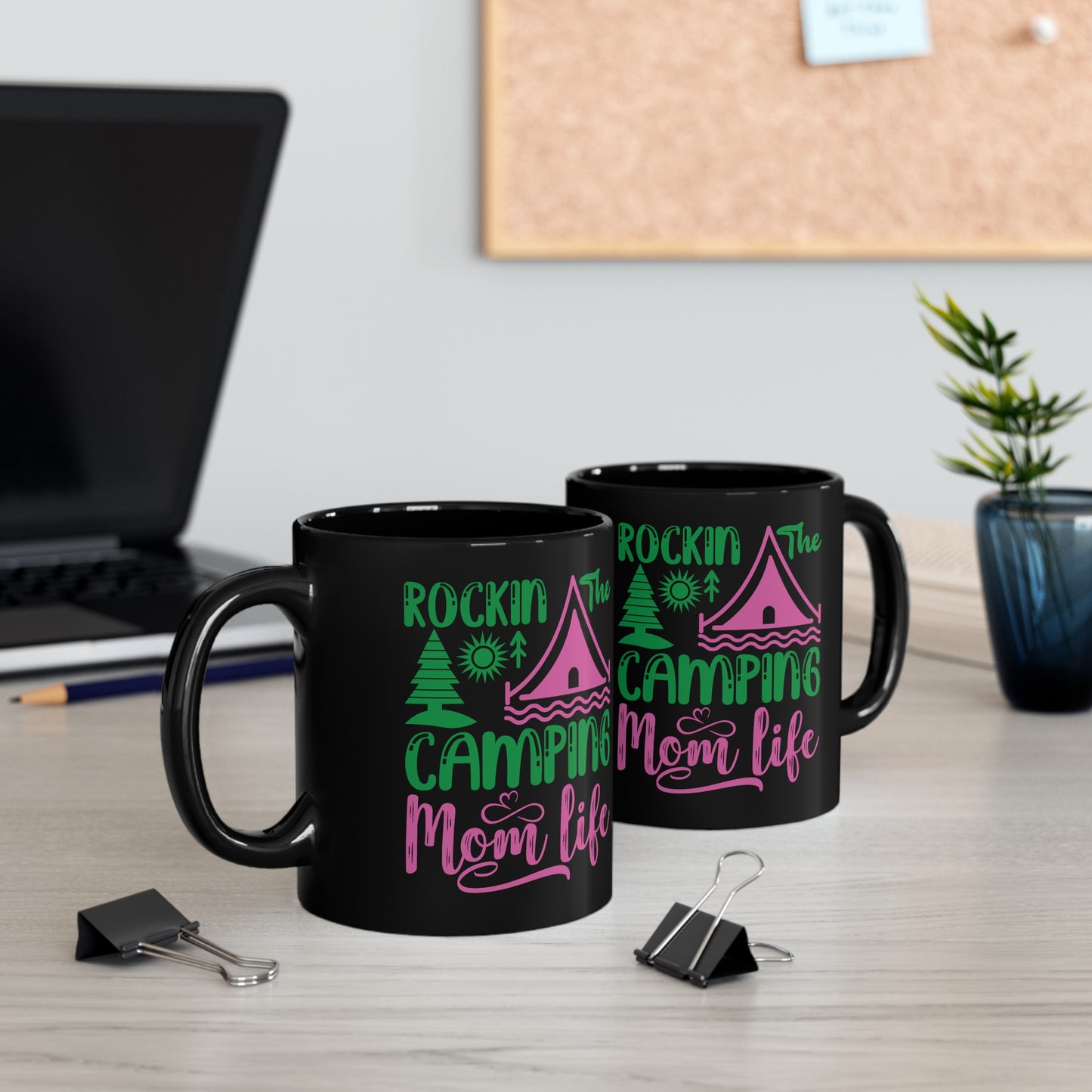 11oz Black Mug