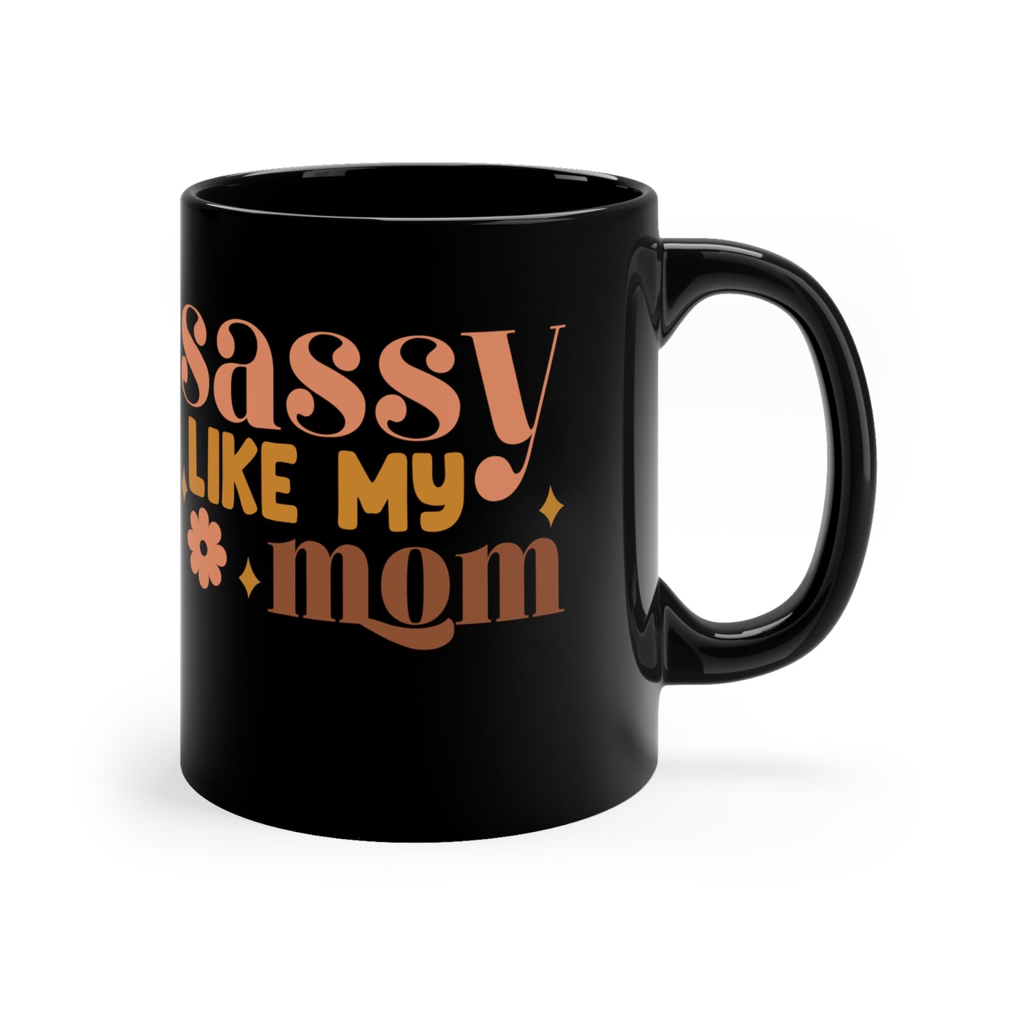 11oz Black Mug