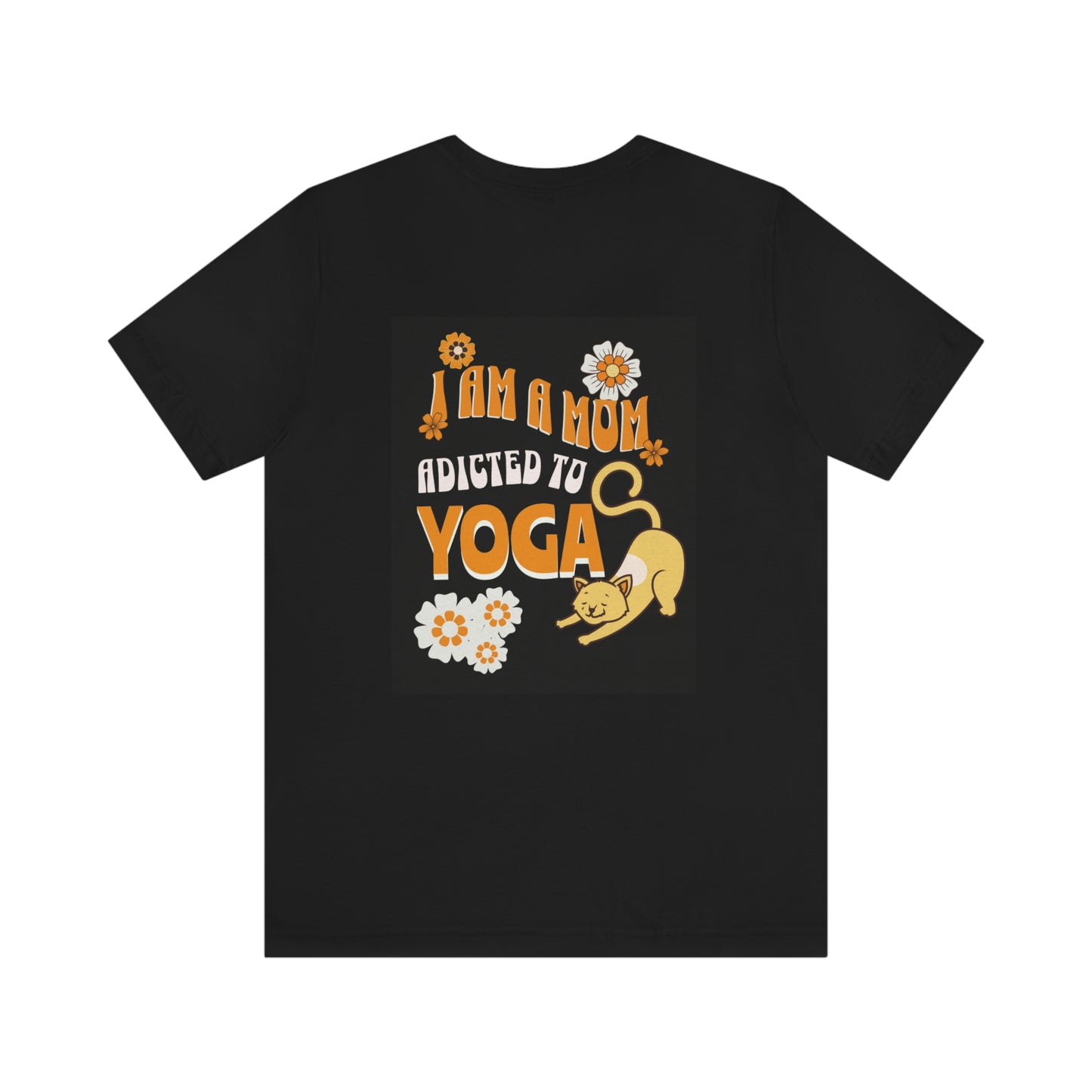 Unisex Jersey Short Sleeve Tee for a yoga loving mom, grandma, daughter, dad, granddad or son,