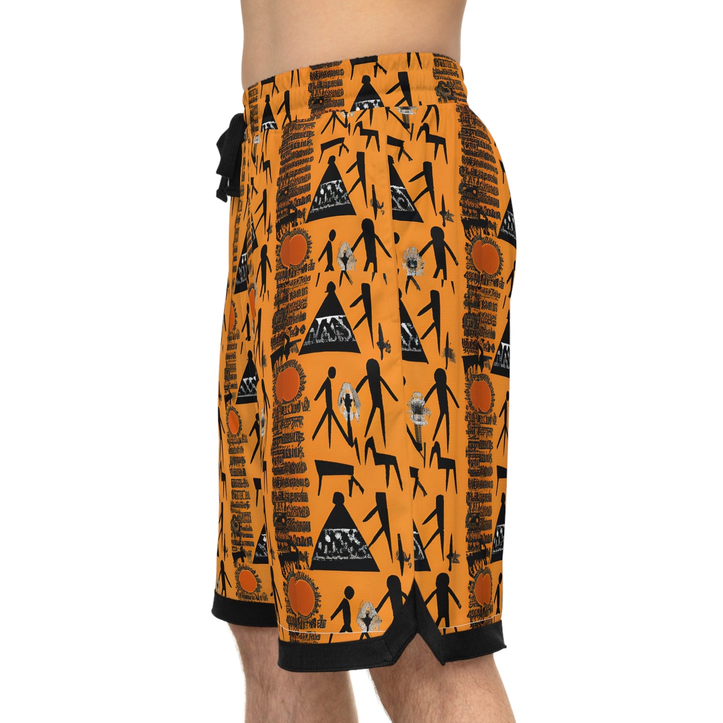 Basketball Rib Shorts (AOP)