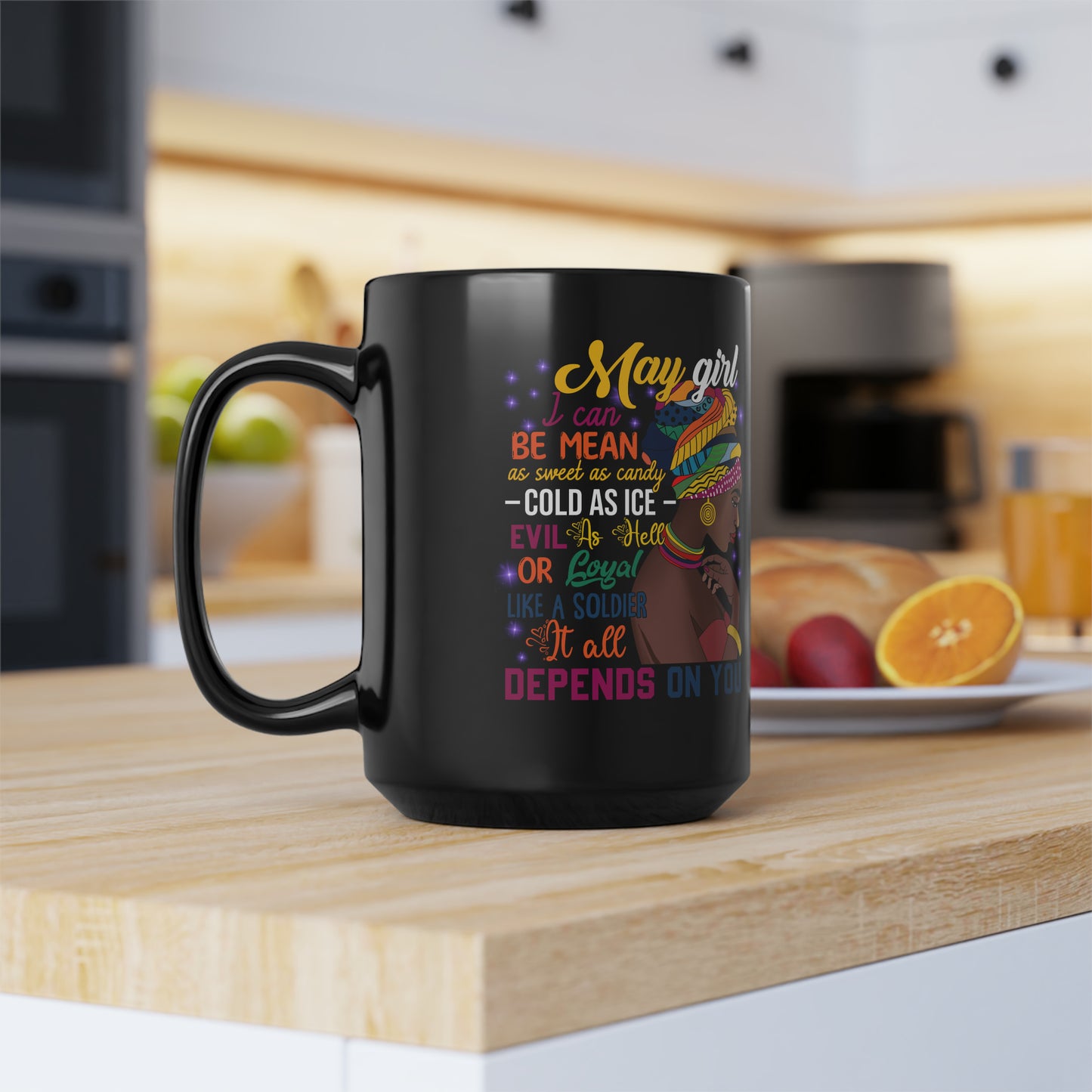 Black Mug, 15oz