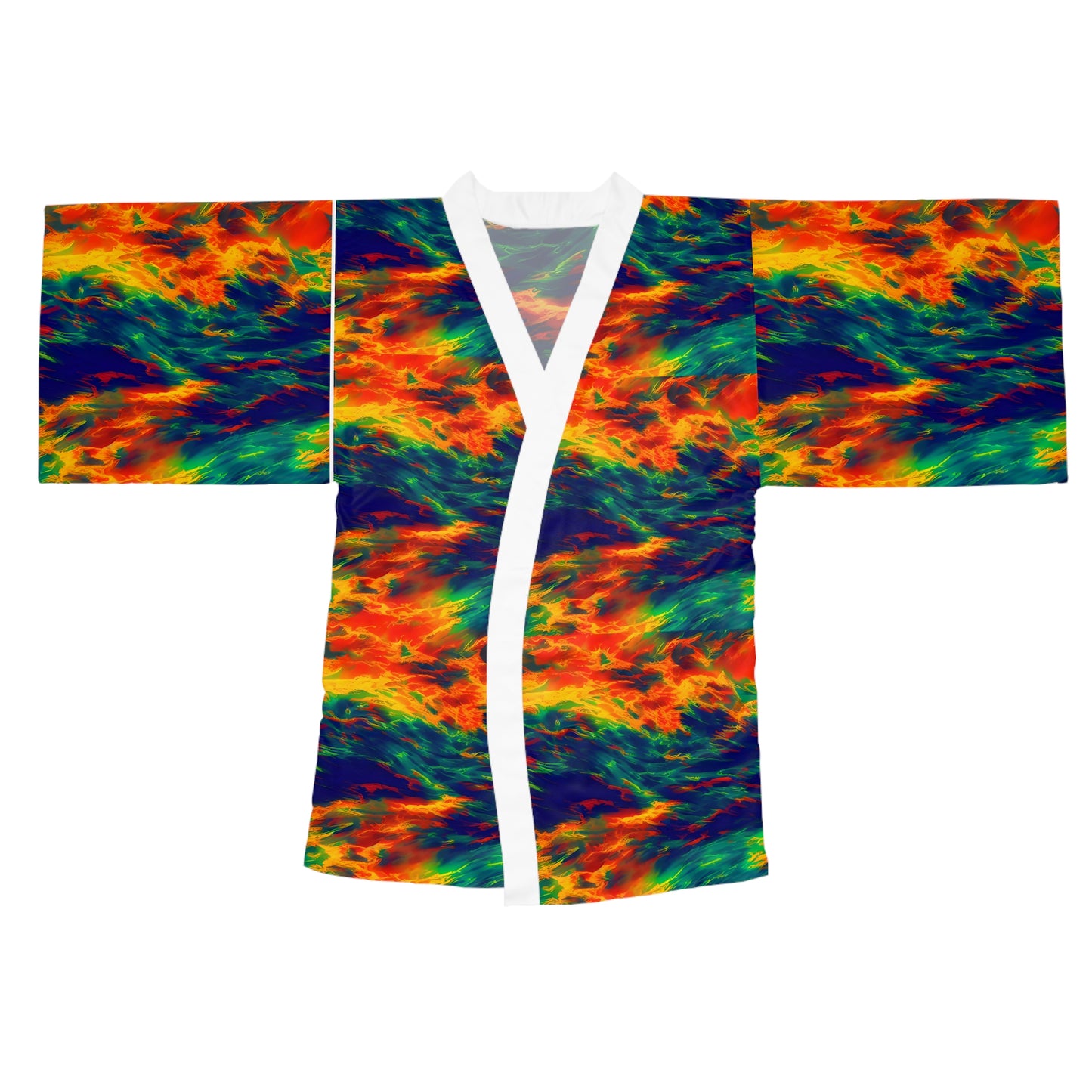 Long Sleeve Kimono Robe (AOP)