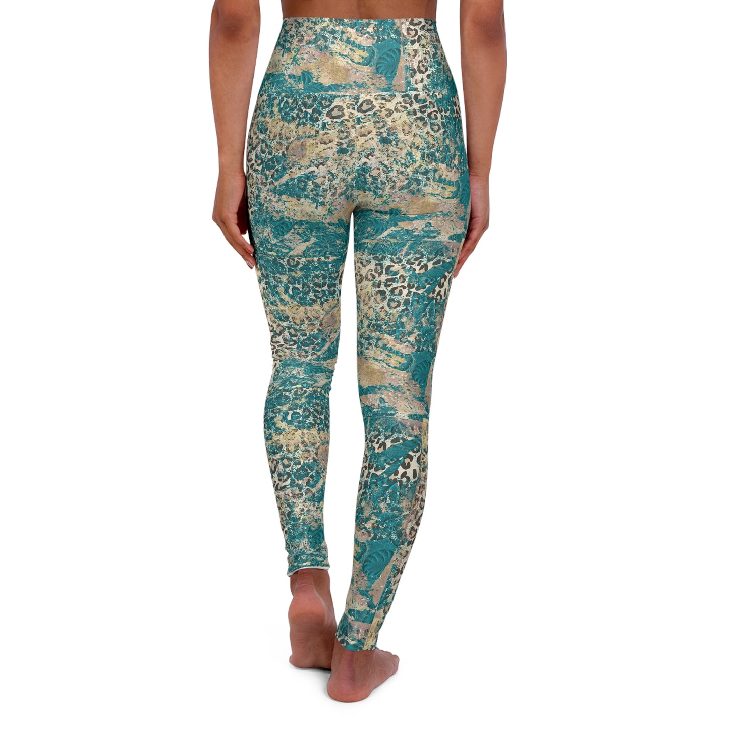 High Waisted Yoga Leggings (AOP)