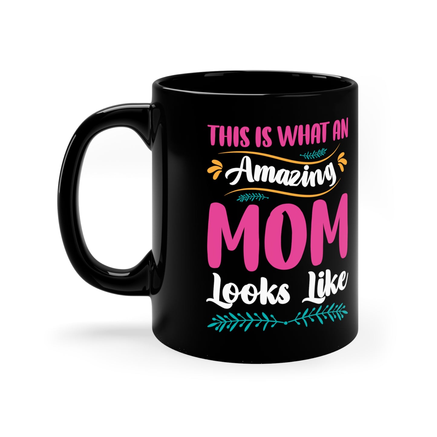 11oz Black Mug