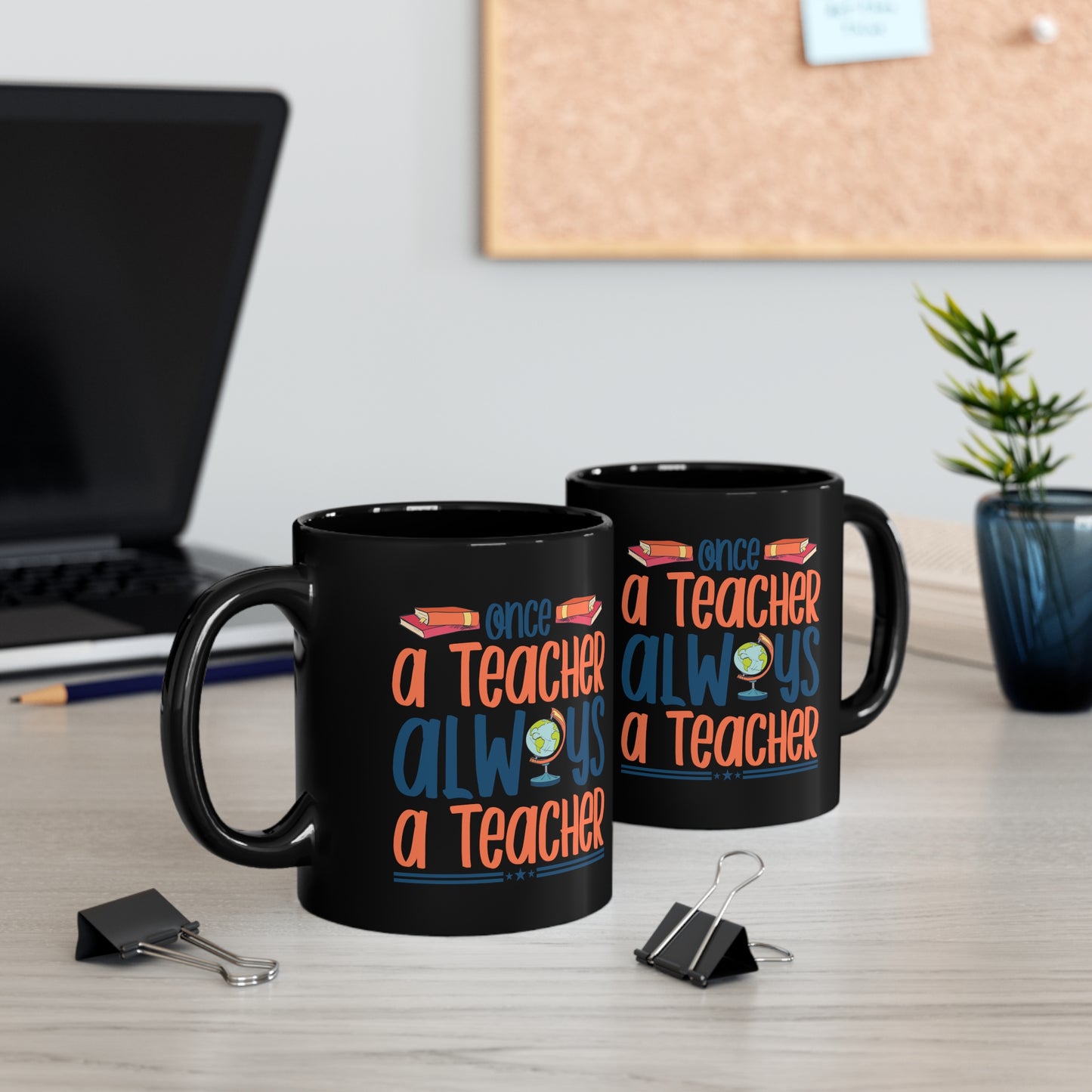 11oz Black Mug