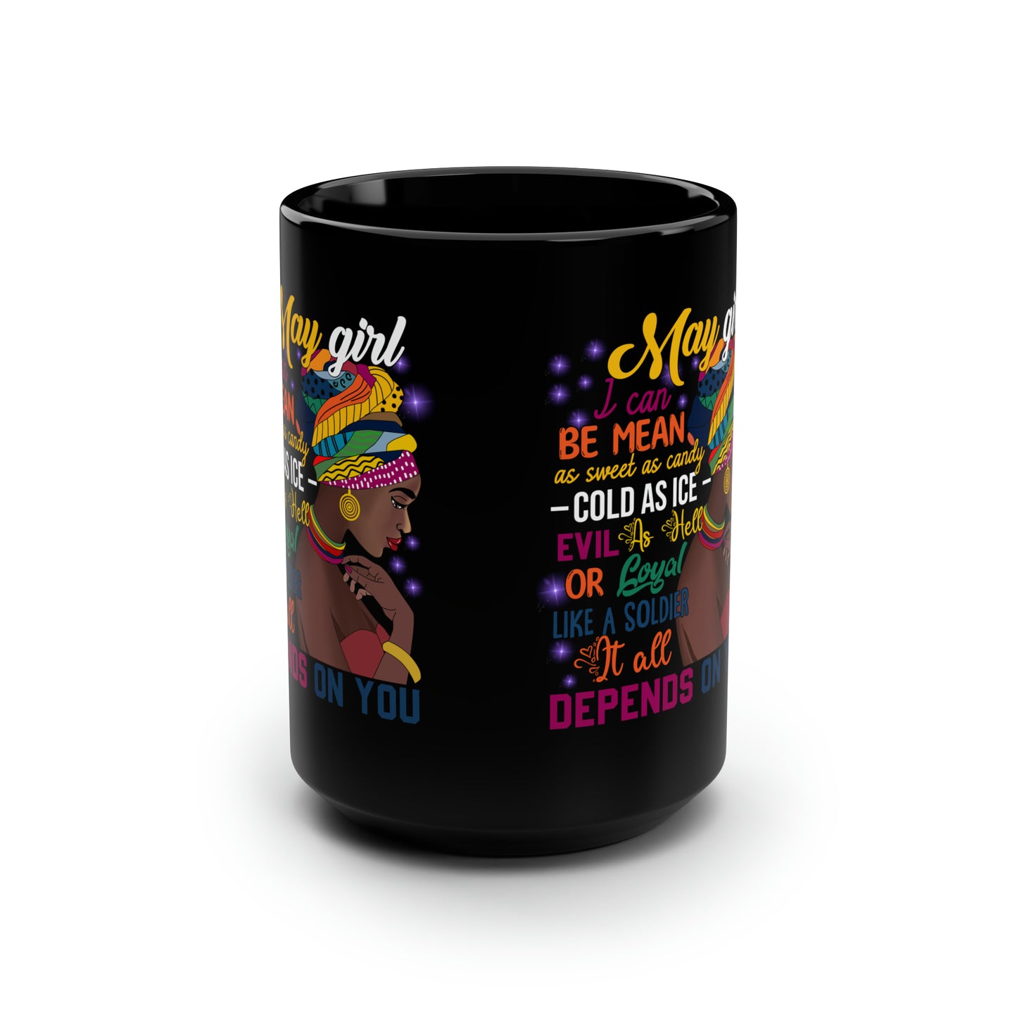 Black Mug, 15oz