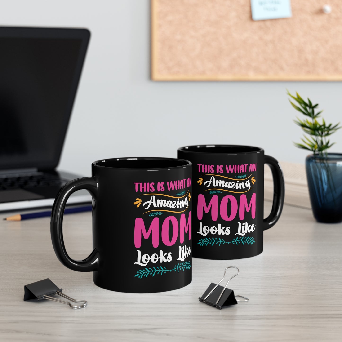 11oz Black Mug