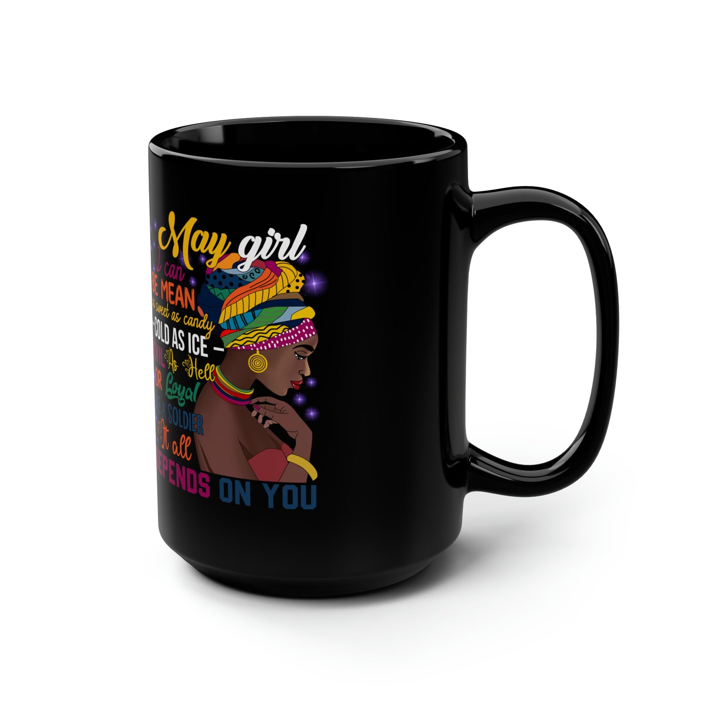 Black Mug, 15oz