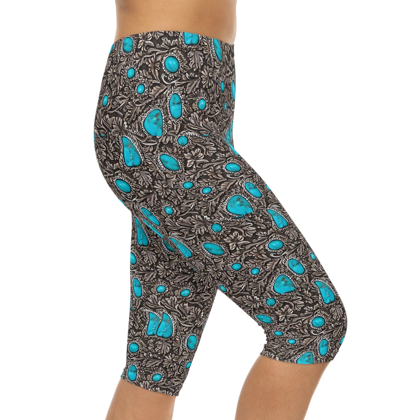 Women’s Capri Leggings (AOP)