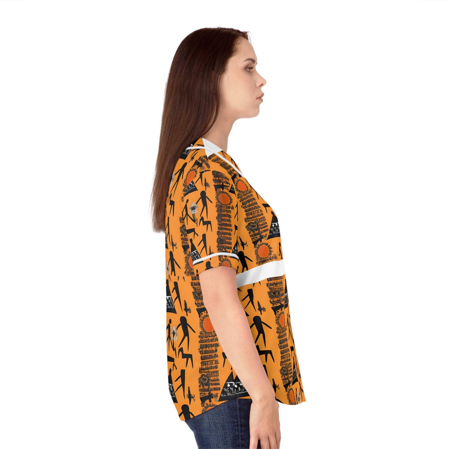 Women's Baseball Jersey (AOP)