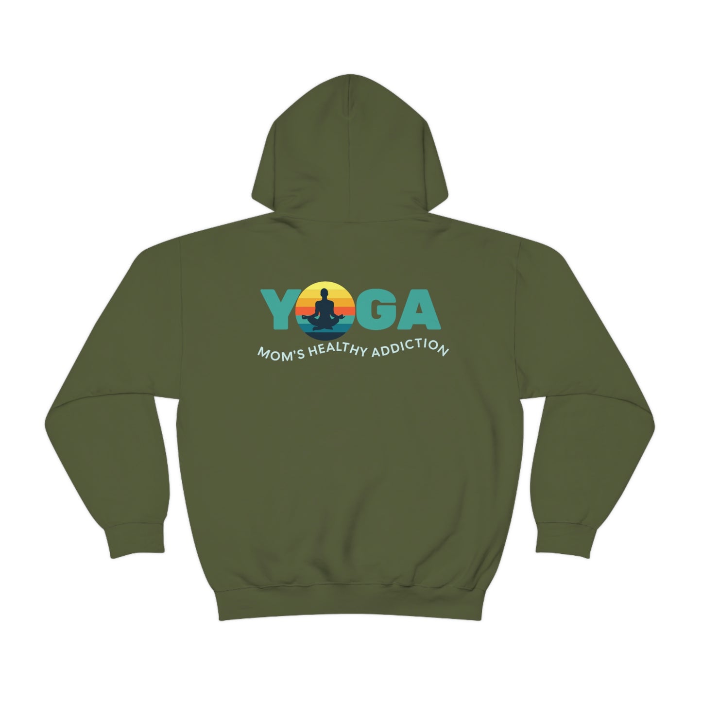 Unisex Heavy Blend™ Hooded Sweatshirt for my yoga loving mom, grandma, daughter, dad, granddad or son,