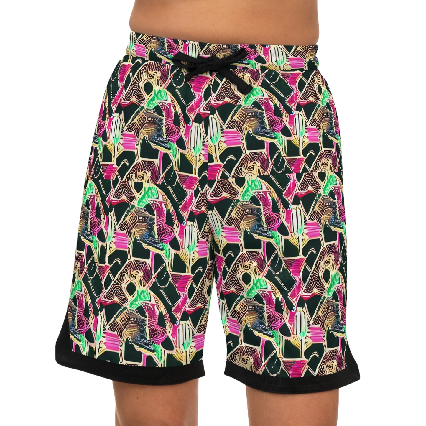 Basketball Rib Shorts (AOP)