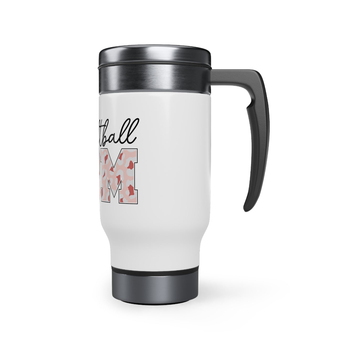 Stainless Steel Travel Mug with Handle, 14oz