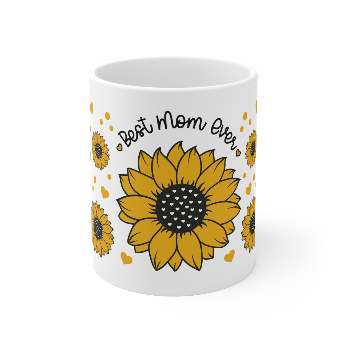 "Best Mom Ever" Ceramic Mug 11oz for any mom or grandma.