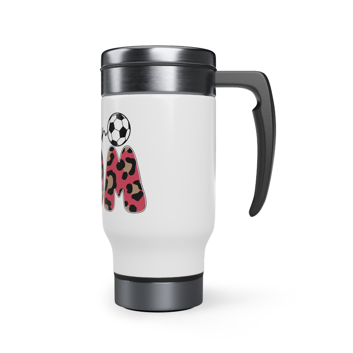 Stainless Steel Travel Mug with Handle, 14oz