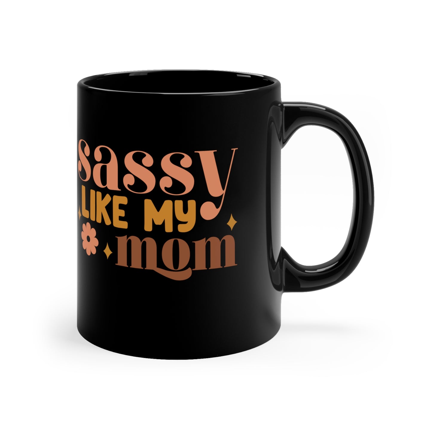 11oz Black Mug