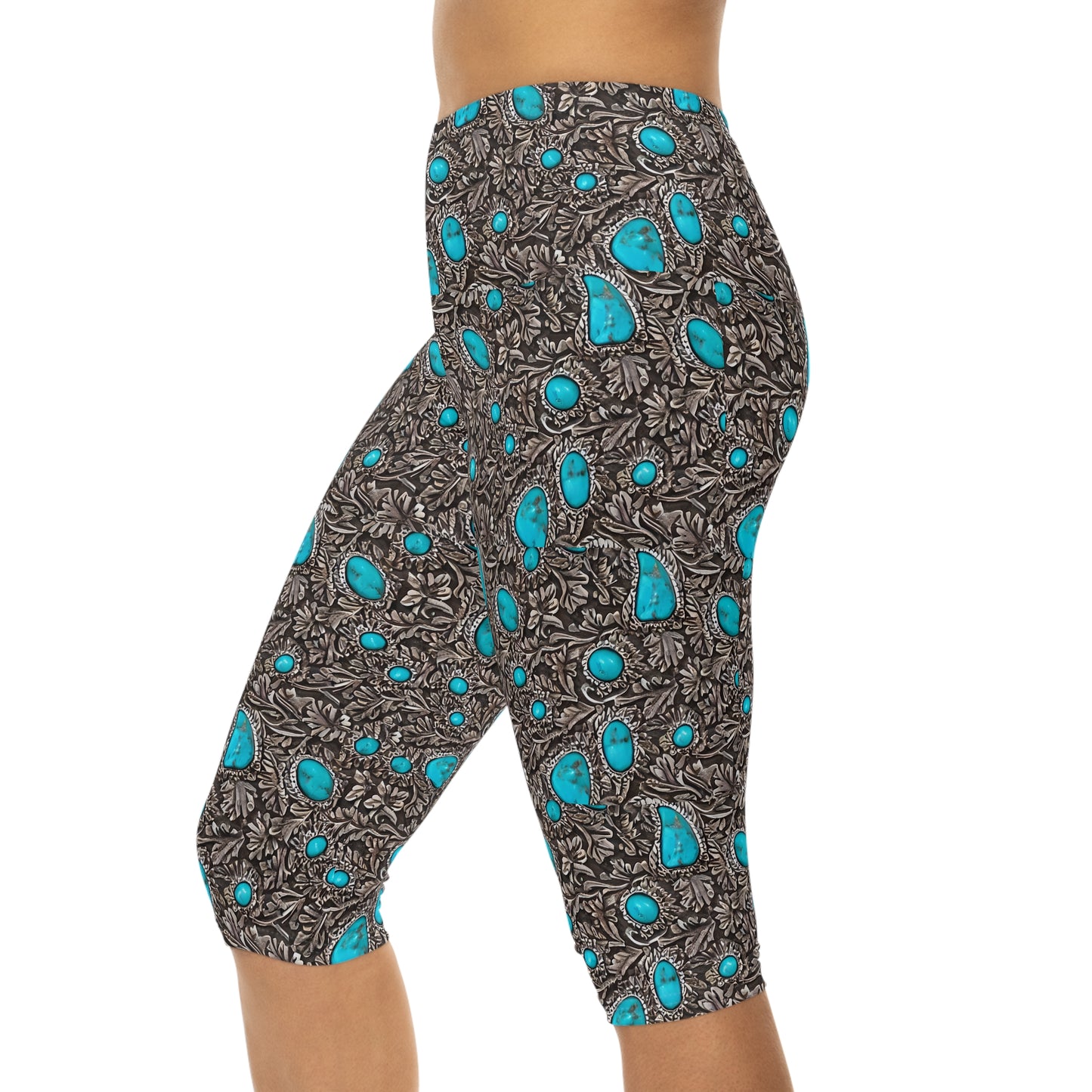 Women’s Capri Leggings (AOP)