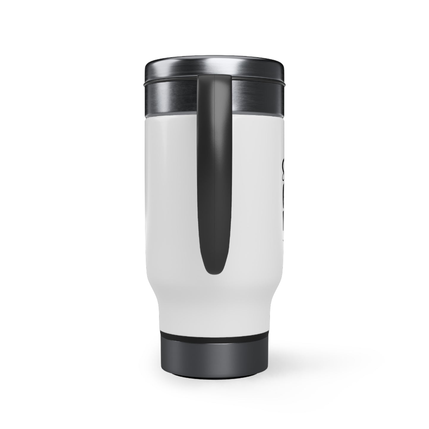 Stainless Steel Travel Mug with Handle, 14oz