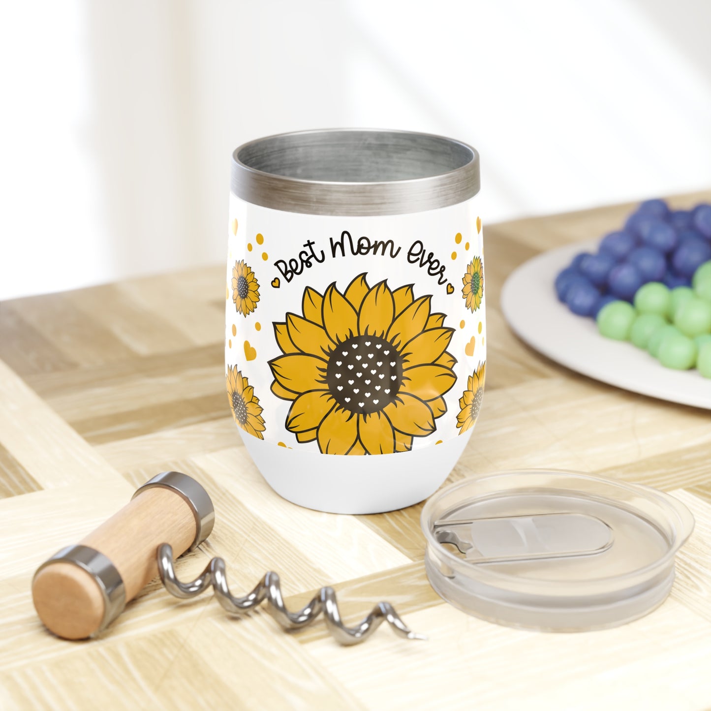 "Best Mom Ever" Chill Wine Tumbler for any mom, grandma.