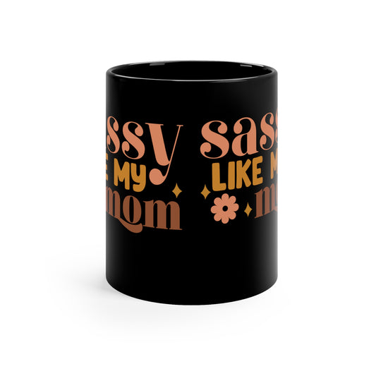 11oz Black Mug