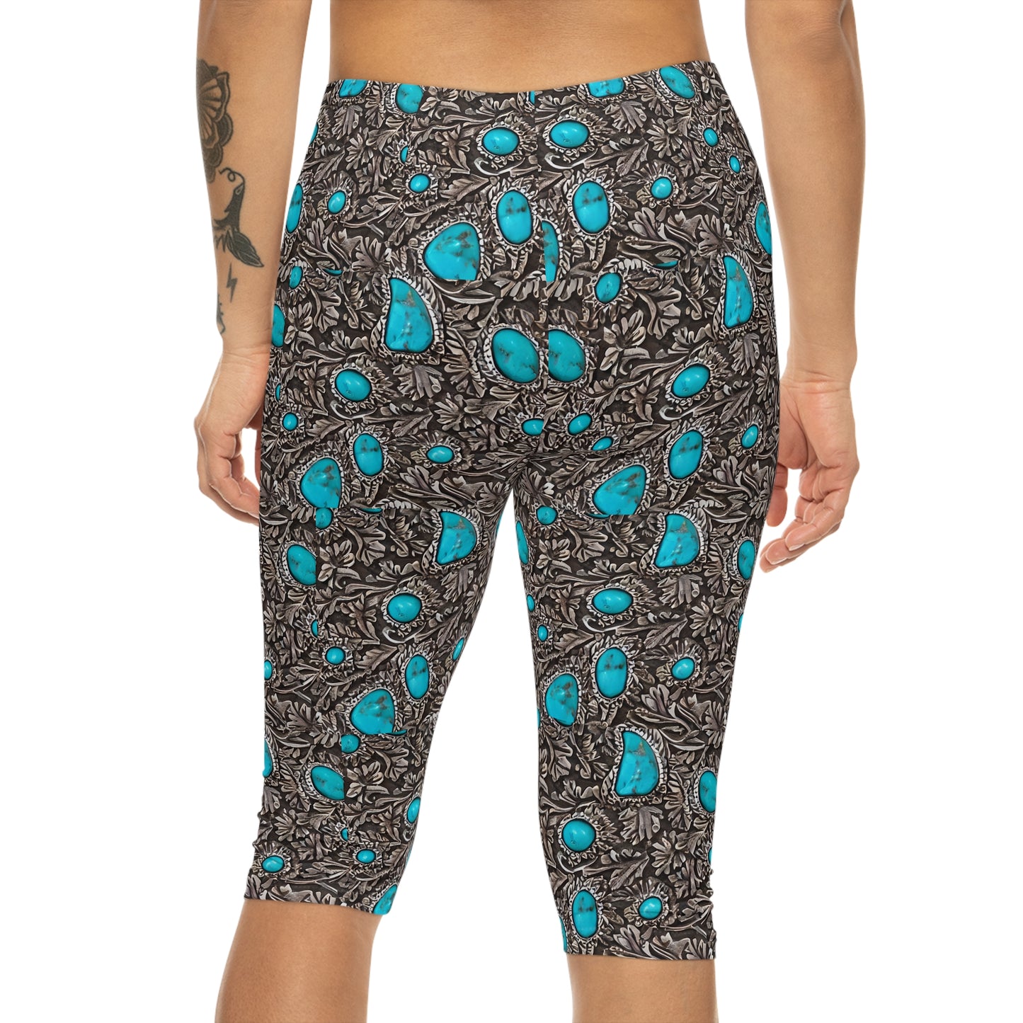 Women’s Capri Leggings (AOP)