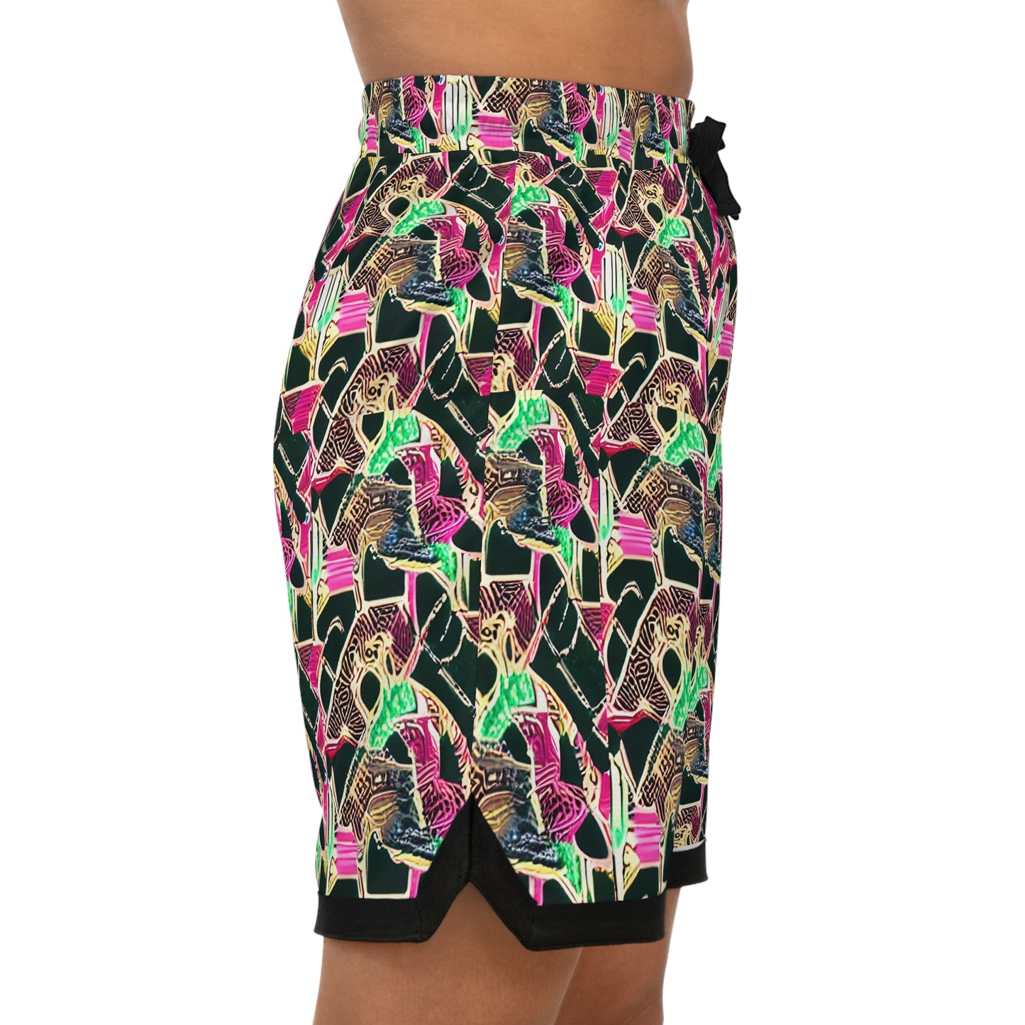 Basketball Rib Shorts (AOP)