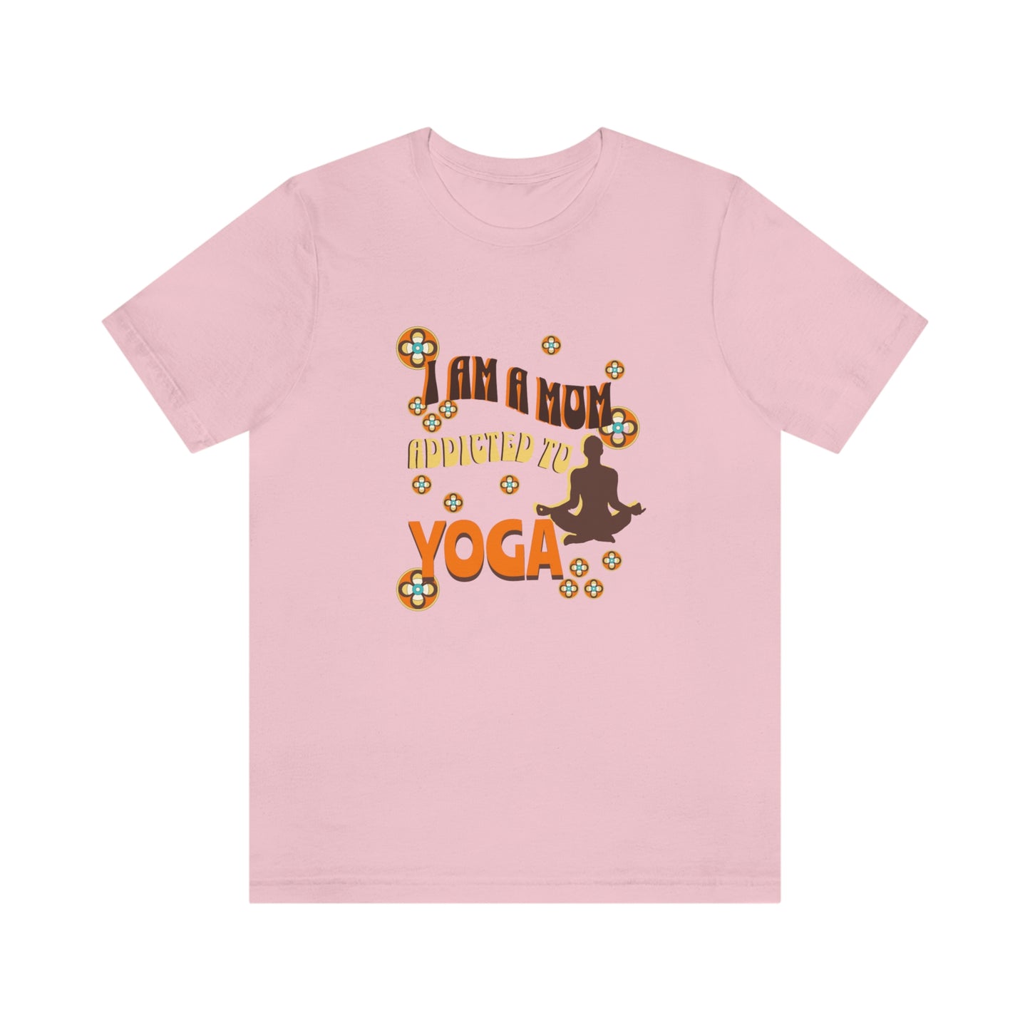 Unisex Jersey Short Sleeve Tee for a yoga loving mom, grandma, daughter, dad, granddad or son,