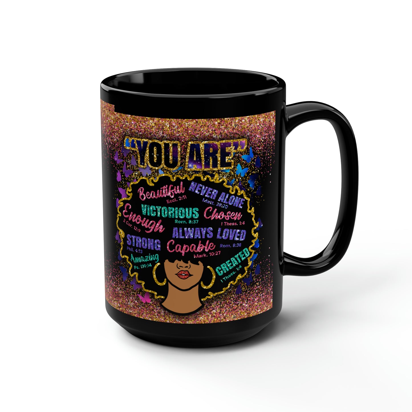 Black Mug, 15oz