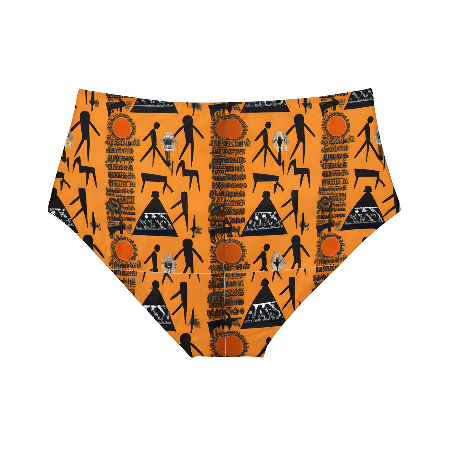 High-Waist Hipster Bikini Bottom (AOP)