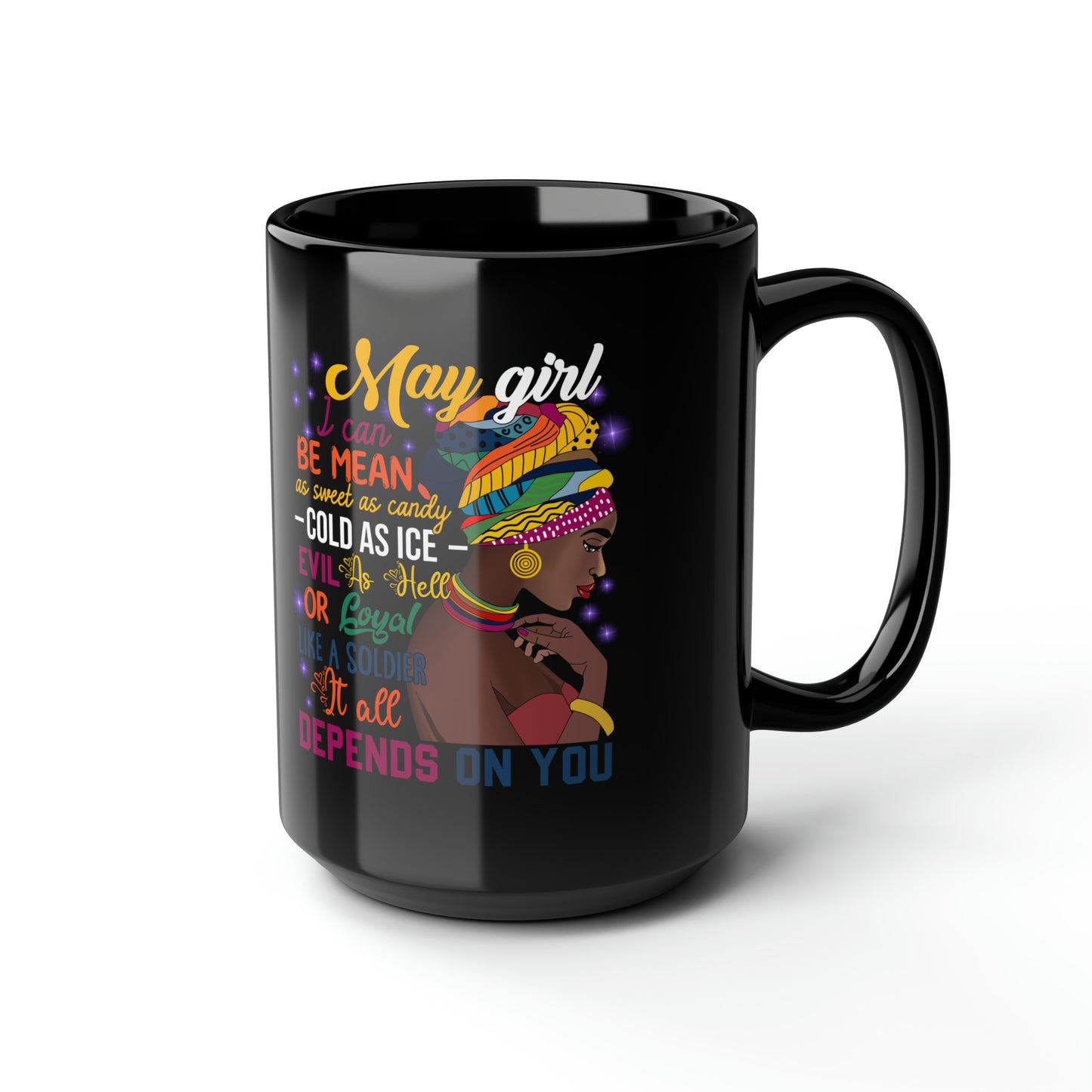 Black Mug, 15oz