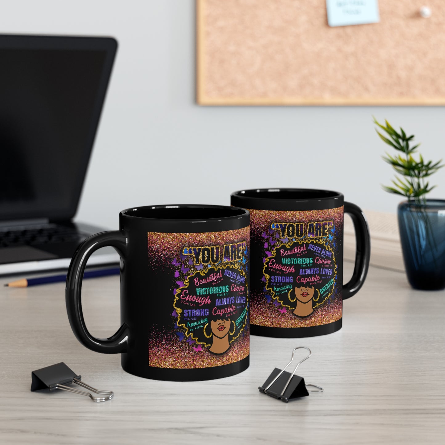 11oz Black Mug