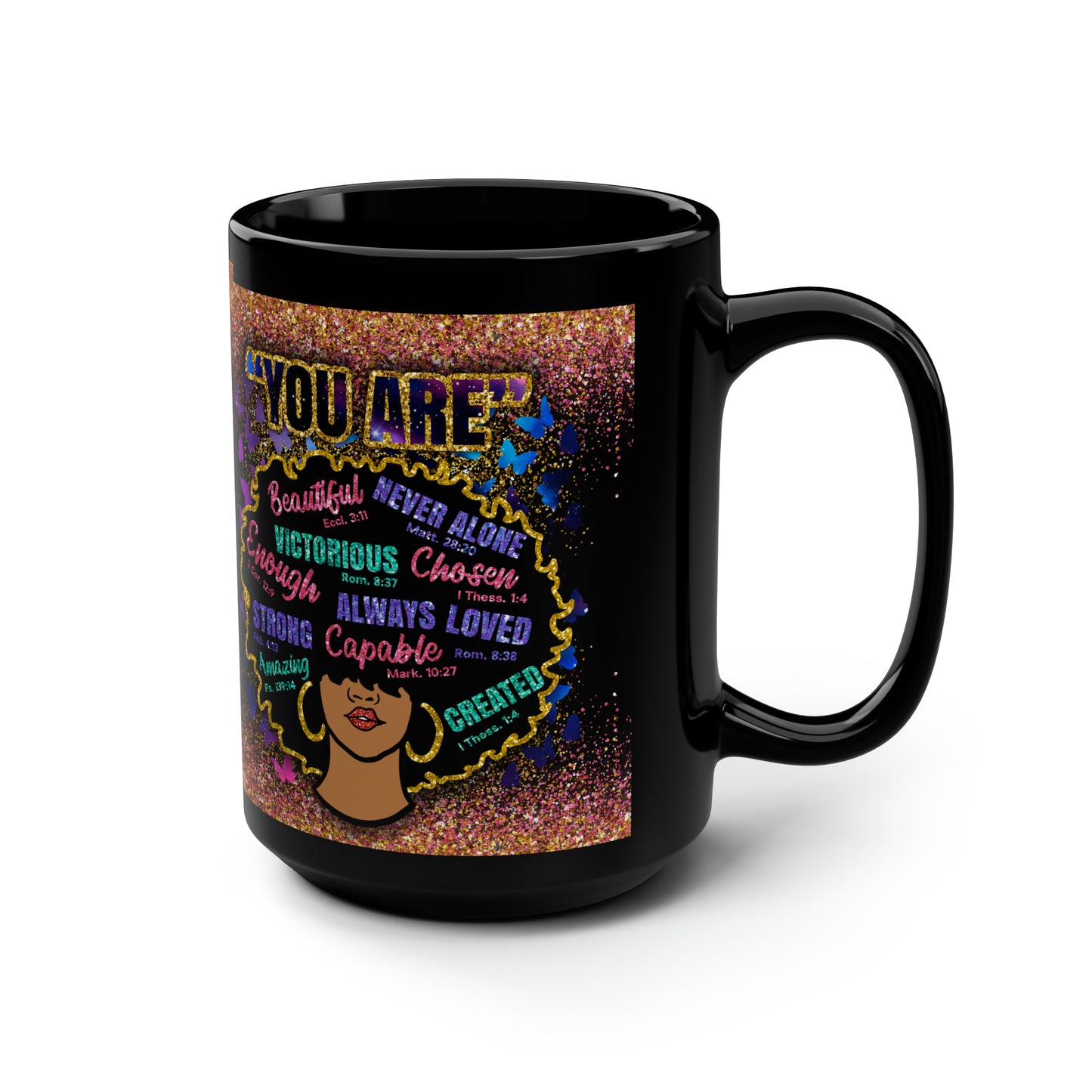 Black Mug, 15oz