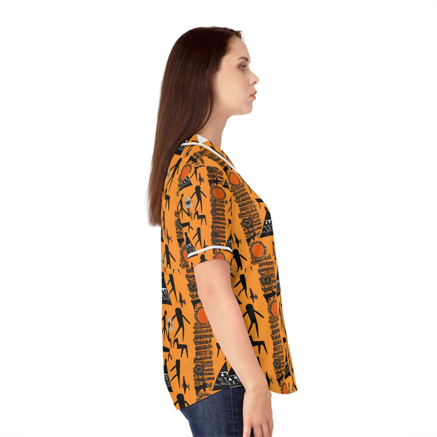 Women's Baseball Jersey (AOP)