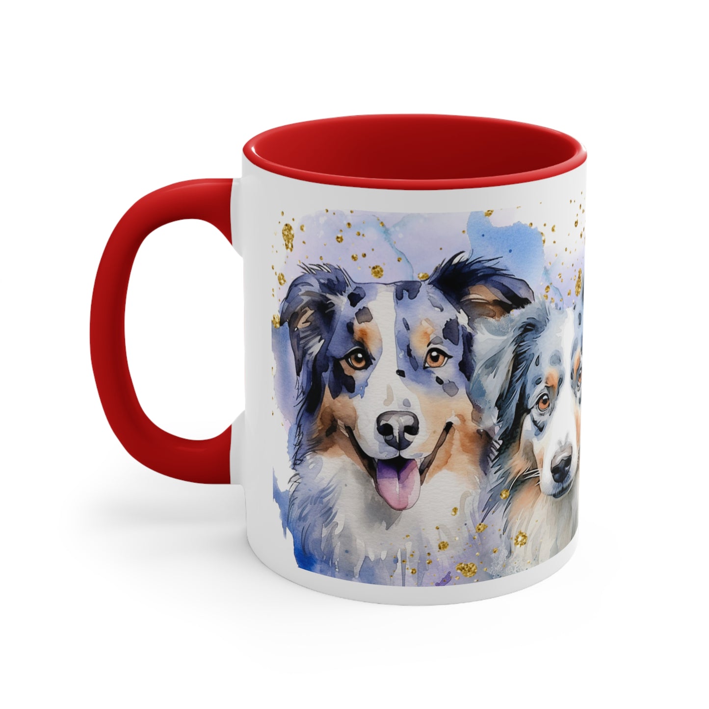 Accent Coffee Mug, 11oz for an Aussie lover for mom, grandma, girlfriend, grand daughter, dad, granddad, grand son.