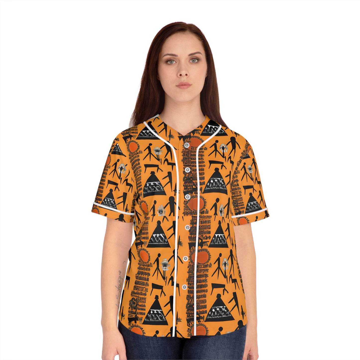 Women's Baseball Jersey (AOP)