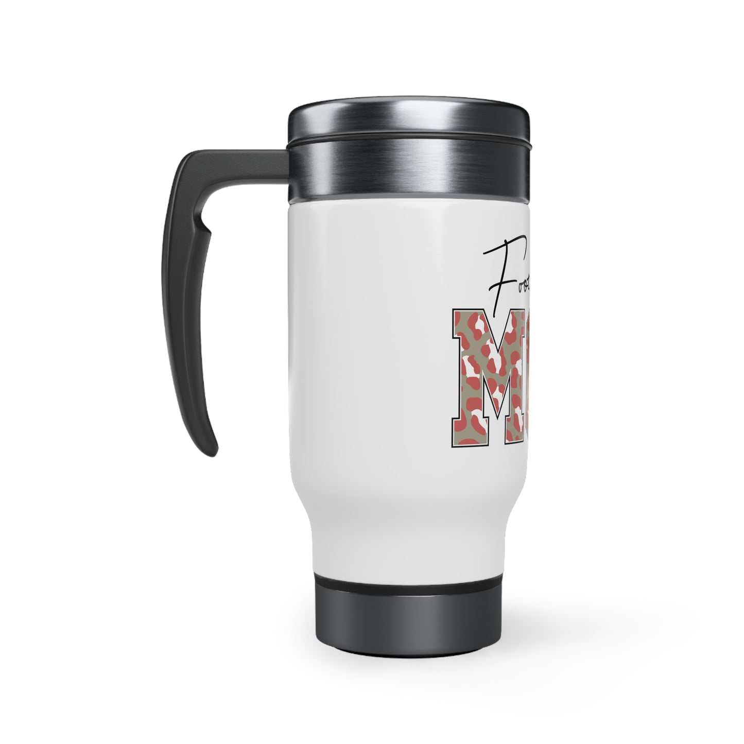 Stainless Steel Travel Mug with Handle, 14oz