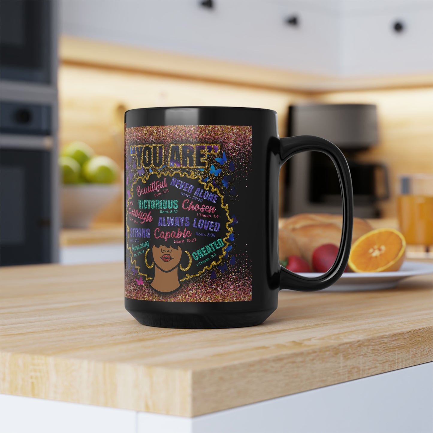 Black Mug, 15oz