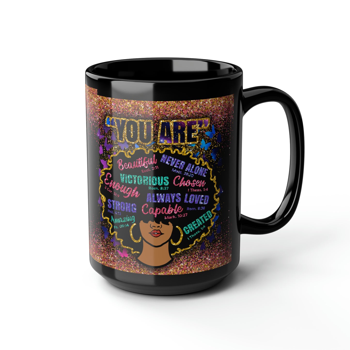 Black Mug, 15oz