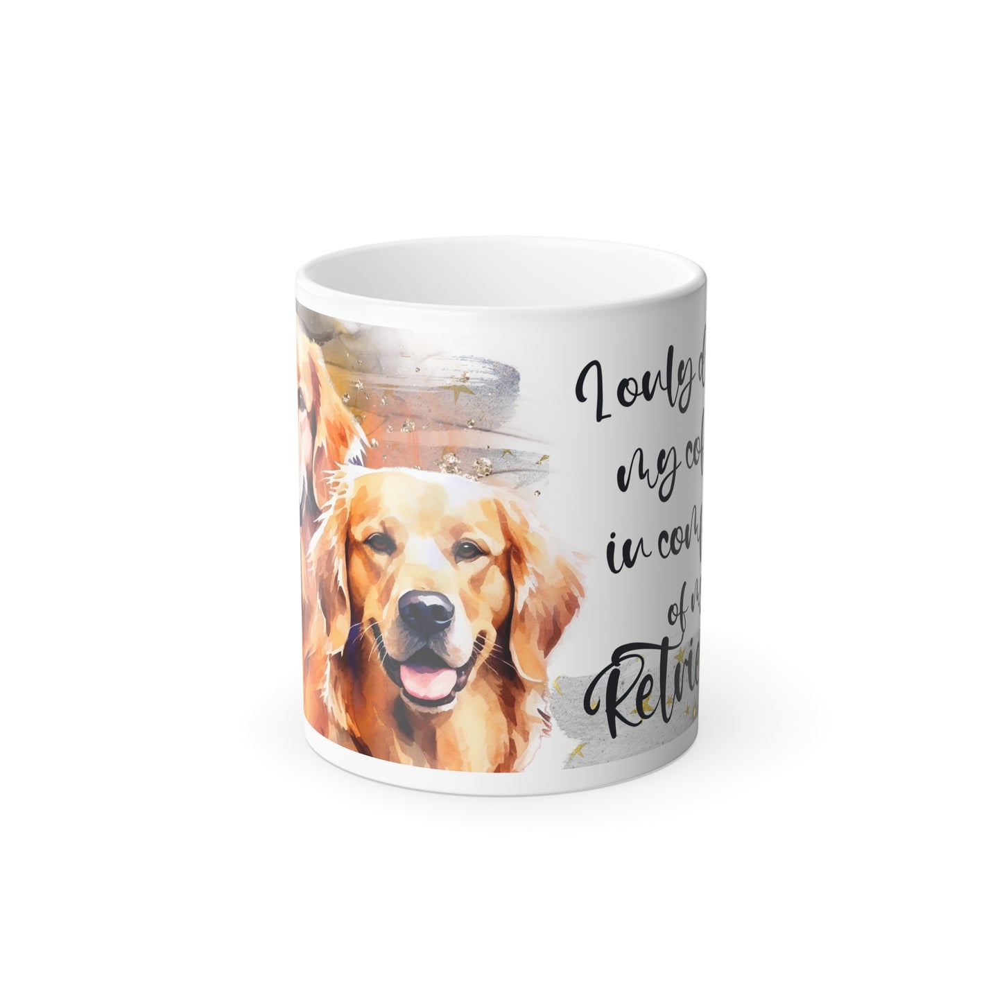 Color Morphing Mug, 11oz, for schnauzer dogs: mom, grandma, daughter, dad, granddad, son, grandson / daughter.