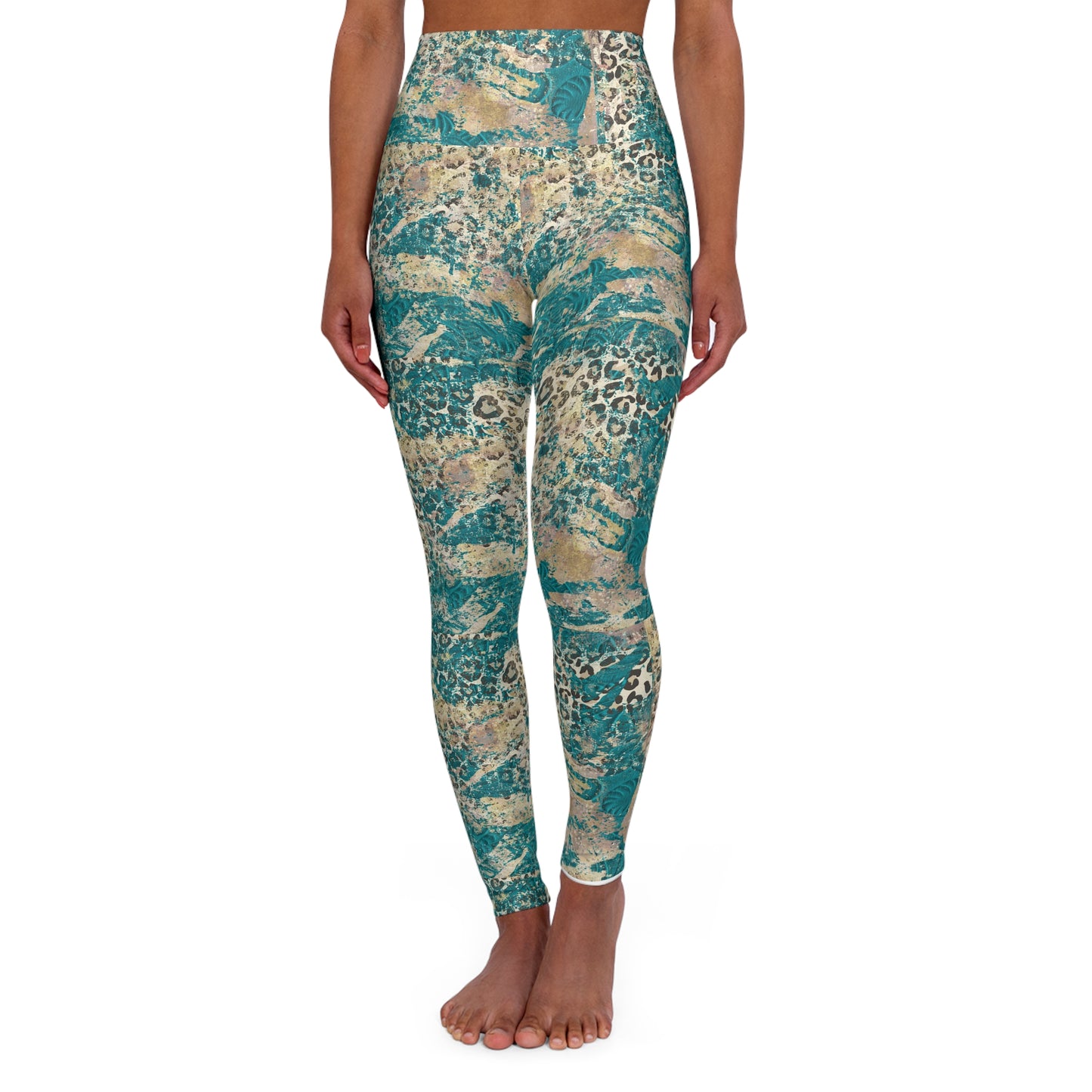 High Waisted Yoga Leggings (AOP)