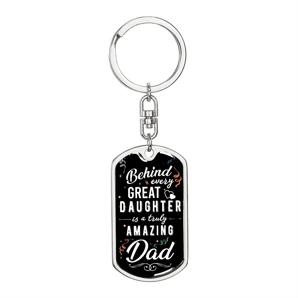 To Dad: I am a great daughter, because I have you behind me.