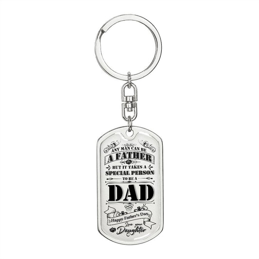 To My dad, personalise your gift if you wish