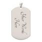 DOG TAG NECKLACE GIFT FOR YOUR DAD