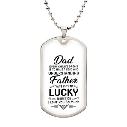 Dad, we are so lucky to have you.