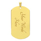 DOG TAG NECKLACE GIFT FOR YOUR DAD