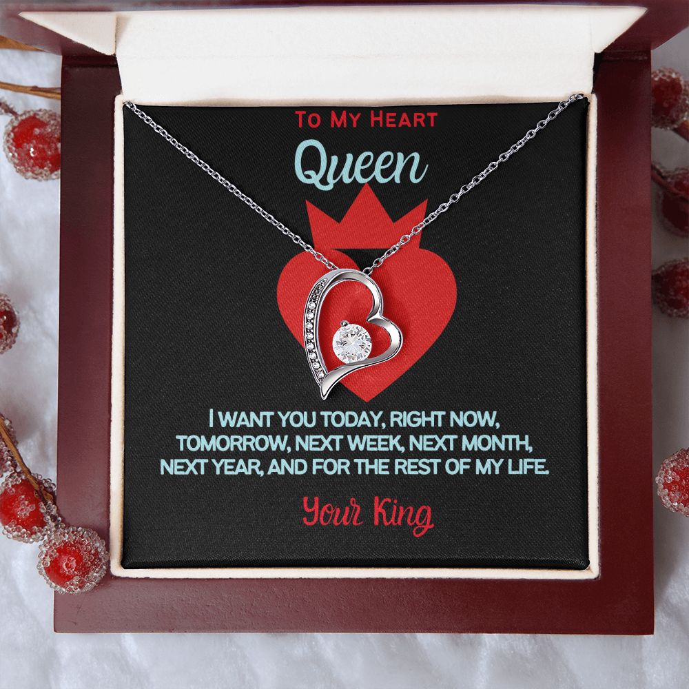 Forever love necklace for my wife or girlfriend to tell her I love her.