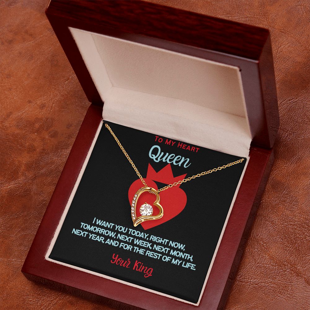Forever love necklace for my wife or girlfriend to tell her I love her.
