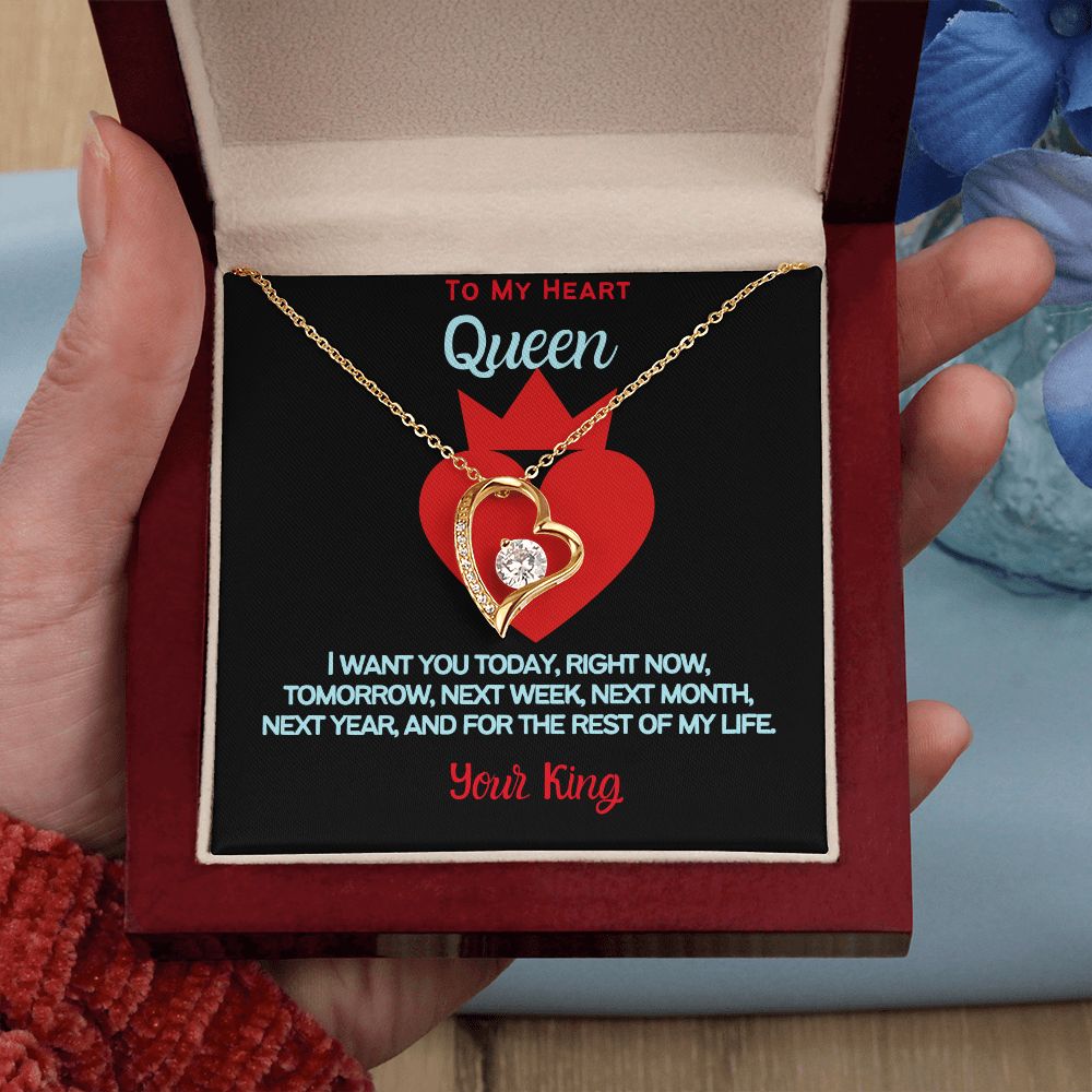 Forever love necklace for my wife or girlfriend to tell her I love her.