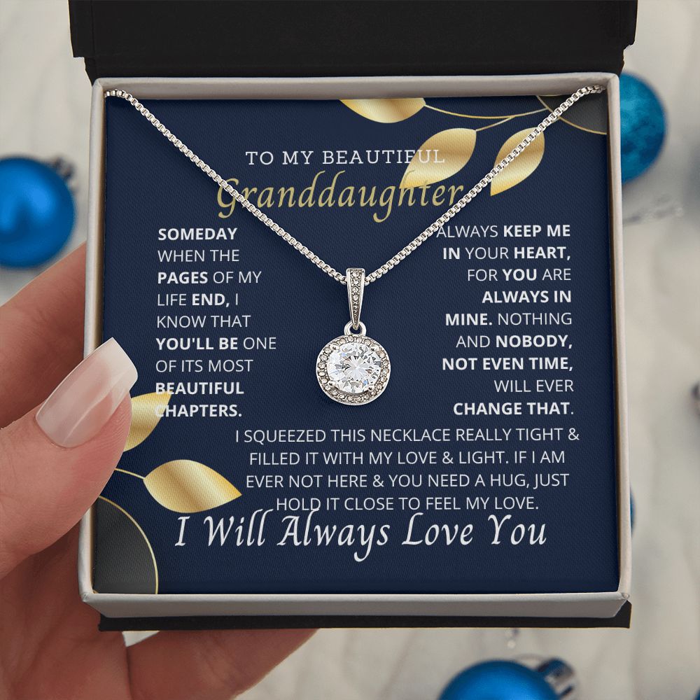 To My granddaughter, the most important part of my life.