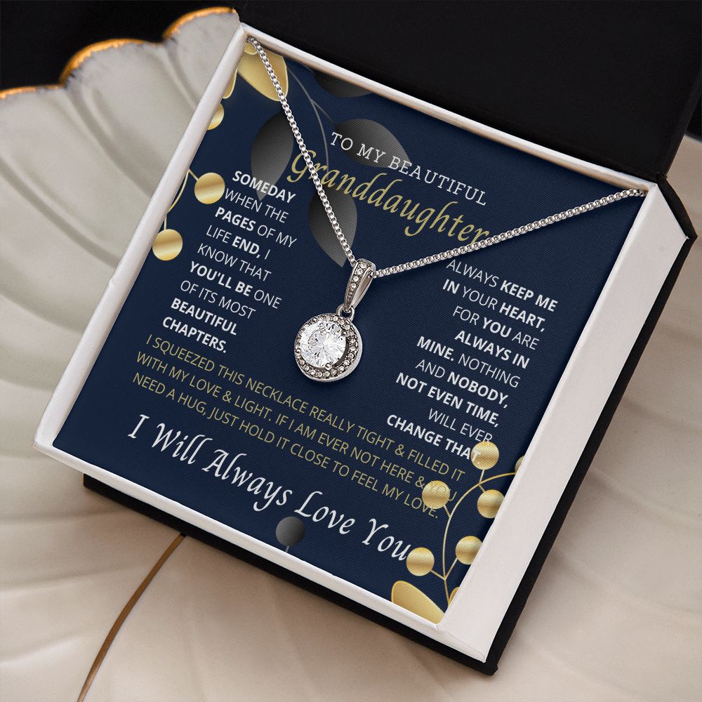 To My granddaughter, the most beautiful pages in my life